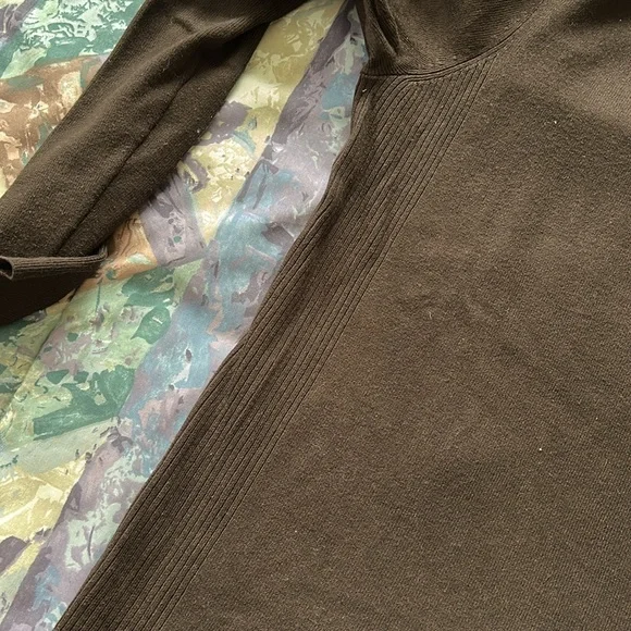 Chico’s brown turtleneck sweater - Picture 3 of 4